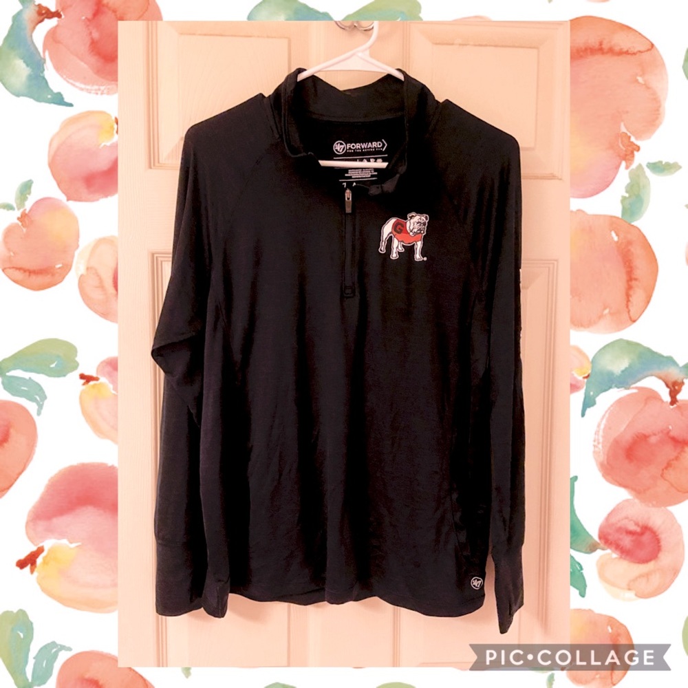 Georgia Bulldog Black Active Jacket